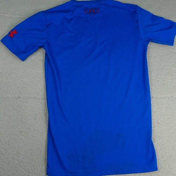 Under Armour Blue Superman Compression Shirt Med - Picture 2 of 5